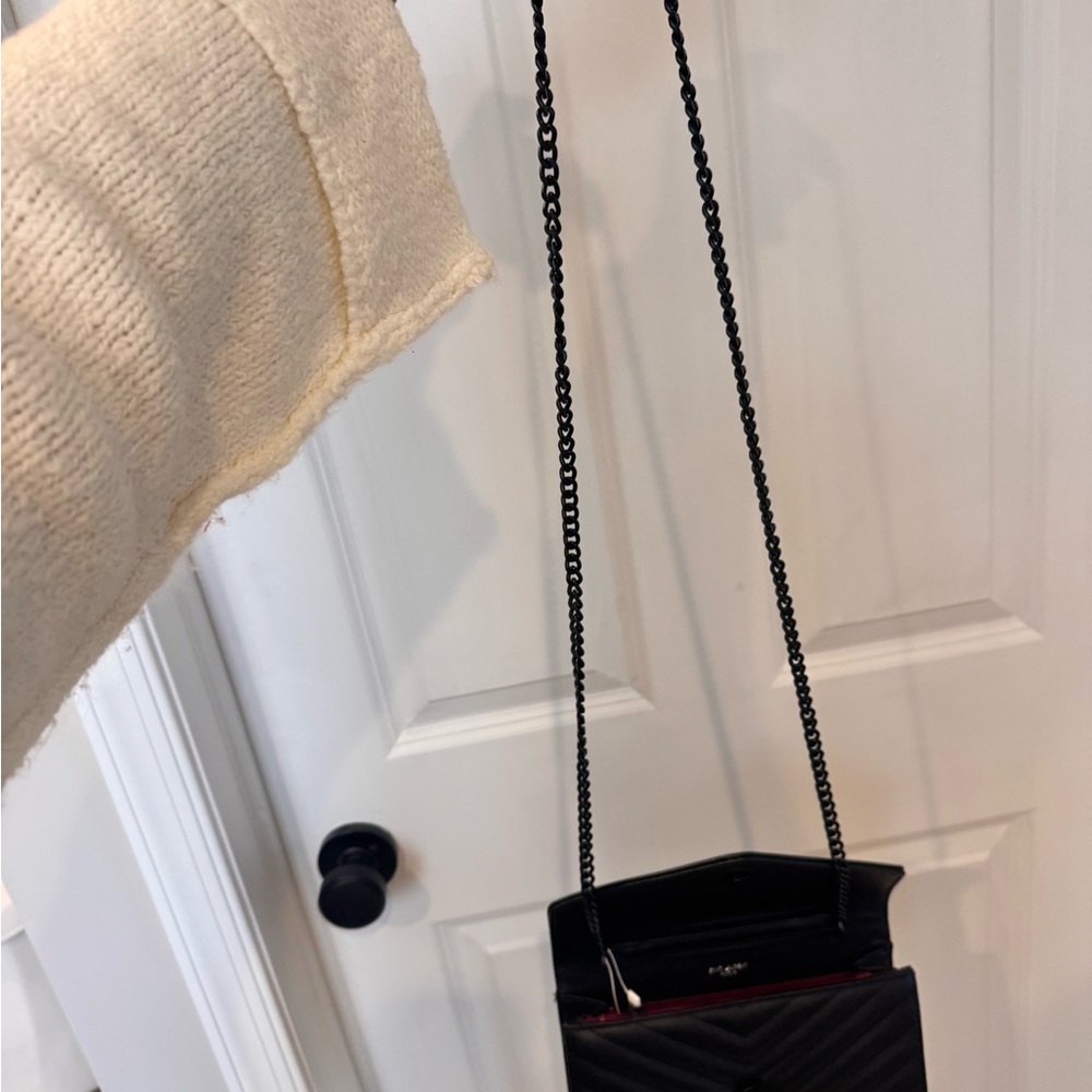 Source Unknown Black Chevron Crossbody Clutch Bag… - image 7